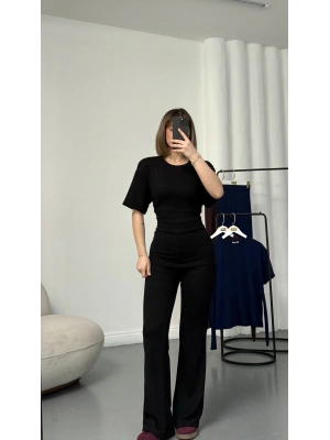 Carla Polo Yaka Takım - Siyah