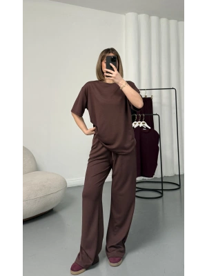 Mia Modal Takım - Kahve