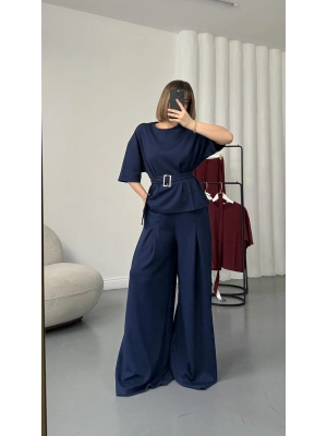 Laure Kuşaklı Takım - Lacivert