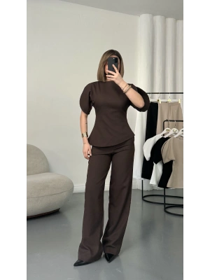 Melissa Karpuz Kol Takım - Kahve