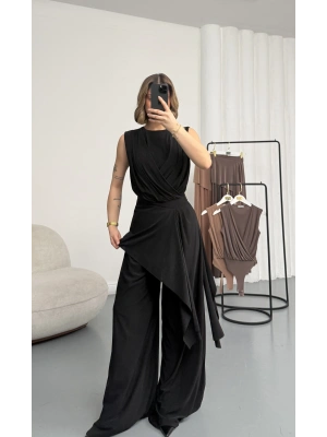 Gwen Bodysuit Takım - Siyah