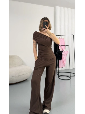 Hailey Madonna Takım - Kahve