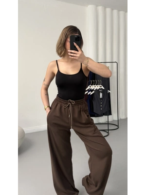 Bella Salaş Pantolon - Kahve