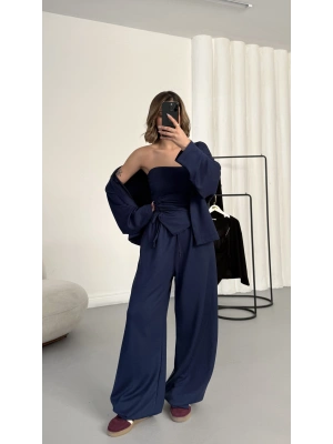 Sue Üçlü Takım - Lacivert