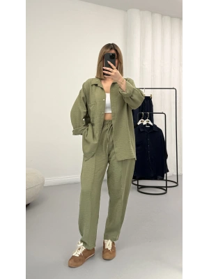 Minna Keten Takım - Haki