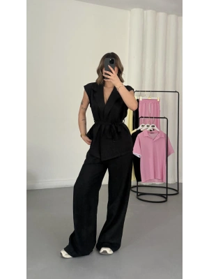 Alice Yelekli Takım - Siyah