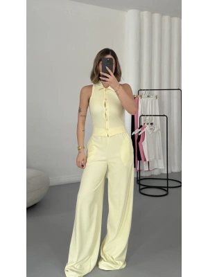 Shee Yelekli Takım - Sarı