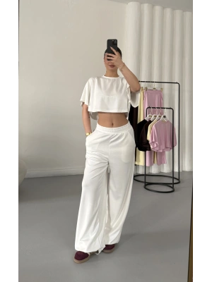 Cleo Salaş Takım - Beyaz