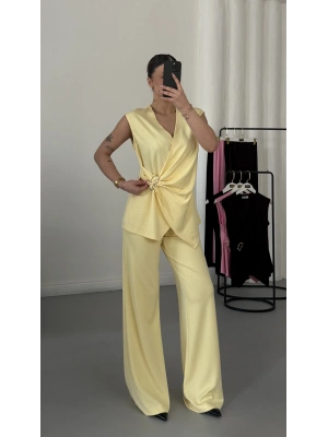 Luna Kruvaze Takım - Sarı