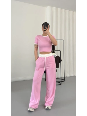 Perla Biyeli Takım - Pembe