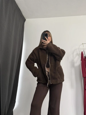 Alexi Peluş Mont - Kahve