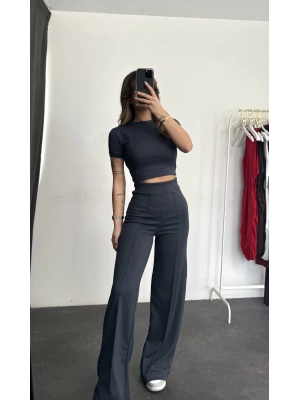 Alone Crop Takım - Antrasit