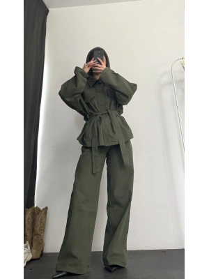 Alwin Kuşaklı Takım - Haki