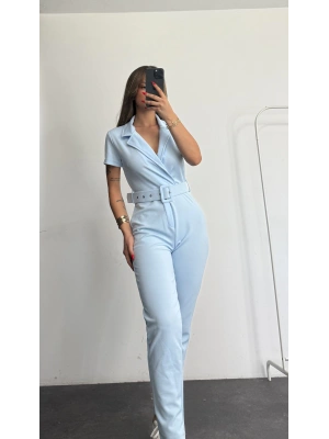 Anola Kemerli Tulum - Mavi