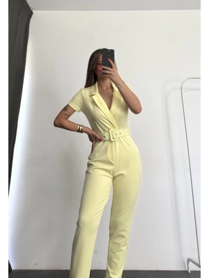 Anola Kemerli Tulum - Sarı