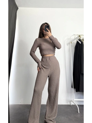 Ariel Basic Crop Takım - Vizon