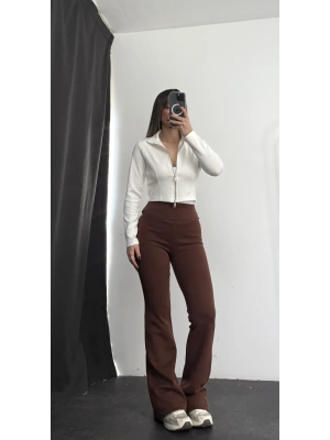 Athena Tayt Pantolon - Kahve