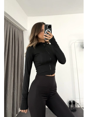 Aura Dalgıç Hırka - Siyah