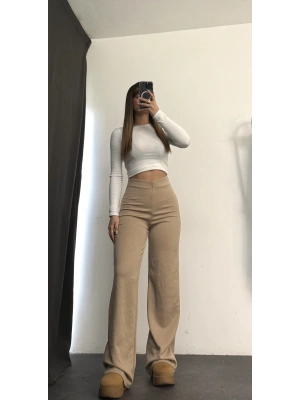 Ava İspanyol Pantolon - Bej