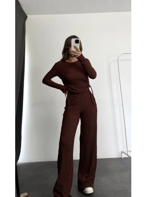 Bambi Büzgülü Takım - Kahve