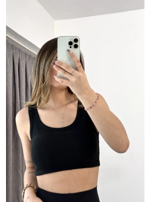 Basic Crop -Siyah