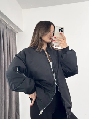 Becks Bomber Ceket - Siyah