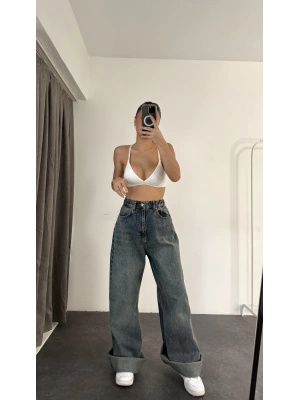 Bel Lastikli Baggy Jean