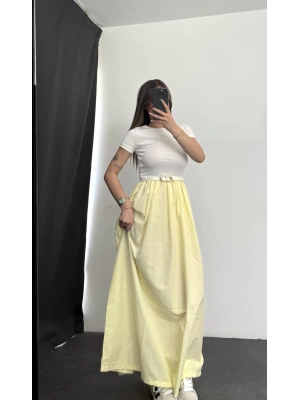 Belinda Maxi Elbise - Sarı