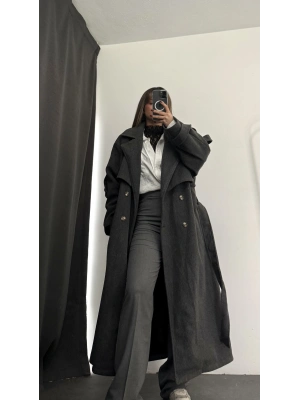 Berlin Kaşe Kaban - Antrasit