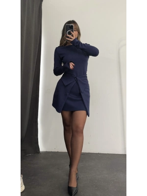 Bonita Tasarım Elbise - Lacivert