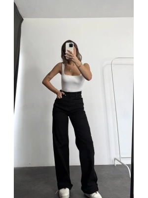 Bonn Wide Leg Jean - Siyah