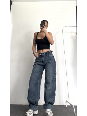 Boom Düşük Bel Baggy Jean - Kot