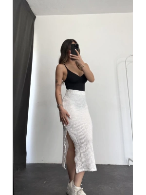 Bürümcük Etek - Beyaz