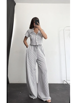 Cind Gömlek Takım - Antrasit