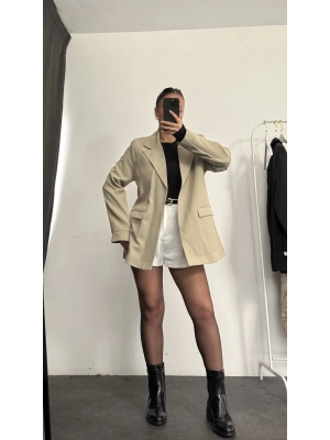 Cruz Astarlı Blazer Ceket - Haki