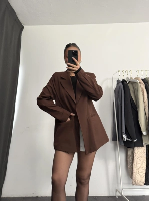 Cruz Astarlı Blazer Ceket - Kahve