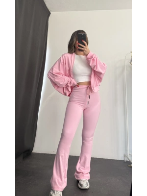 Darcy İspanyol Eşofman Takımı - Pembe