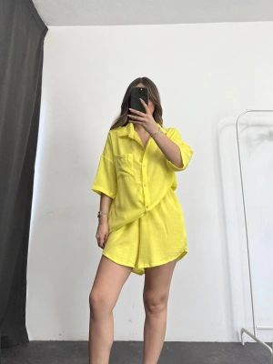 Dolphin Şortlu Takım - Sarı