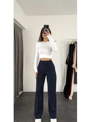 Draya Palazzo Pantolon - Lacivert