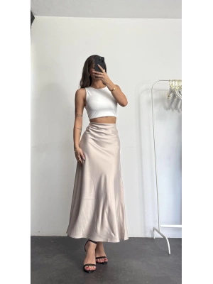 Elven Saten Etek - Bej