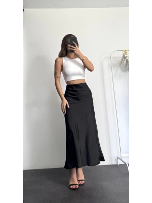 Elven Saten Etek - Siyah