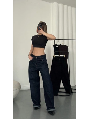 Evan Baggy Jean - Lacivert