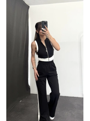 Ever Fermuarlı Takım - Siyah