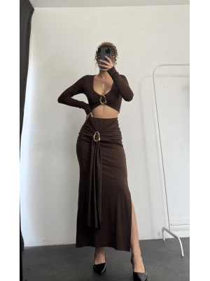 Gianna Toka Detay Takım - Kahve