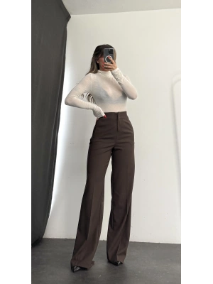 Ginny Palazzo Pantolon - Kahve