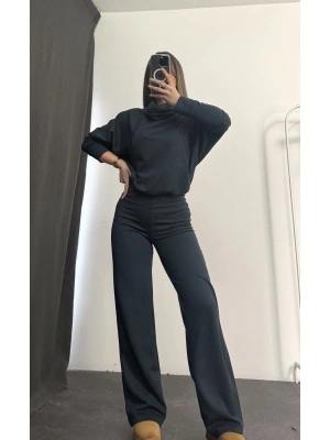 Grace Uzun Yaka Takım - Petrol