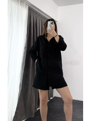 Grent Şortlu Takım - Siyah