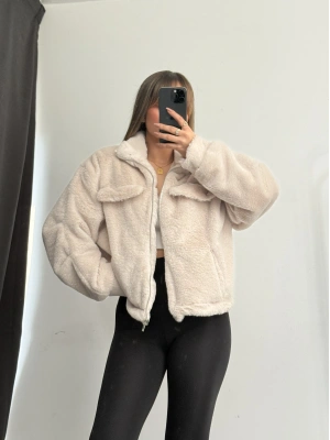 Gwen Peluş Ceket - Bej