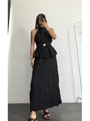 Halter Salaş Takım - Siyah