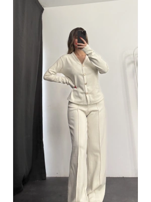 Hanna Hırka Takım - Bej